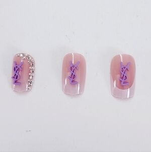 Luxury Nail Charms Purple
